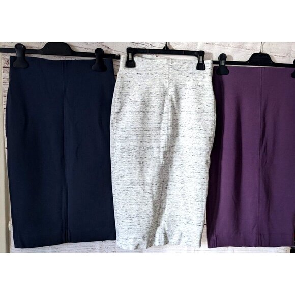 Wilfred Women Skirts Pencil Knee Length Knit Jersey Rayon Blend Lot Of 3 Size XS - Picture 1 of 11